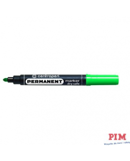 Marker 8810/8510 zielony okrągły DRY SAFE niewysychający CENTROPEN