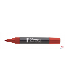 Marker permanetny M15 okrągły czerwony SHARPIE S192605
