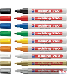 Marker lakierowy 2-4mm 750 czerwony EDDING końcówka okrągła