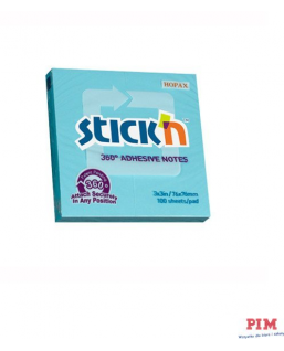 Bloczek STICK"N 76x76mm 360stopni niebieski 21553