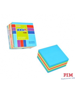 Bloczek STICK"N 51x51mm niebieski-mix neon i pastel 21535