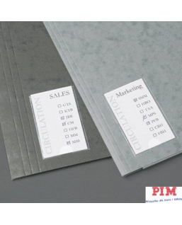 Samoprzylepne kieszenie na etykiety 3L 25x75mm 10310