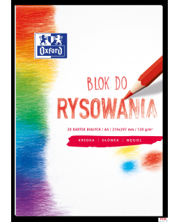 Blok rysowania OXFORD A4 20k 120G biały 400093195