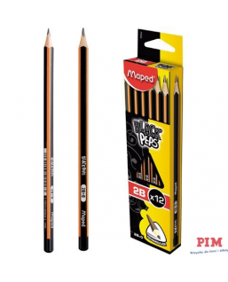 Ołówek drewniany Blackpeps 2B MAPED 85002+B50:B602