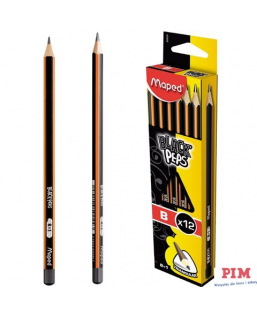 Ołówek drewniany Blackpeps B MAPED 850024