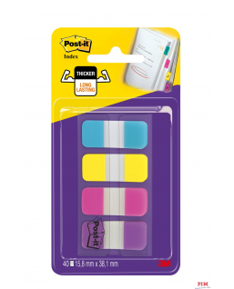 Zakładki indeksujące POST-IT 16x38mm silne mix 4 kolory 676-AYPV-EU 3M