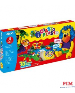 CiastoPlasto AMOS IC8P - 8 kolorów 170-1503