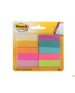 Znaczniki jaskrawe POST-IT 26x76mm 670-10AB 10szt. 3M-51141380469