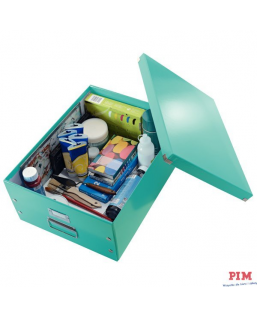 Pudełko LEITZ Click & Store A3 turkusowe 60450051