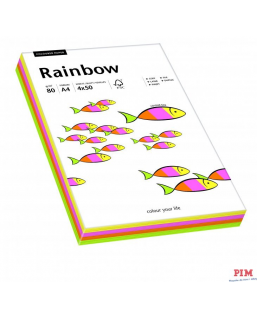 Papier xero kolorowy RAINBOW mix pastelowy 88043187