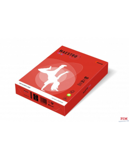 Papier xero MAESTRO COLOR A4 80g ZR09 czerwień ceglasta