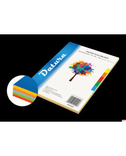 Papier xero kolorowy DATURA A4 80g (100) mix pastelowy