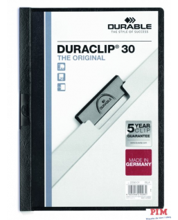 Skoroszyt DURABLE DURACLIP Original 30 czarny 2200-01