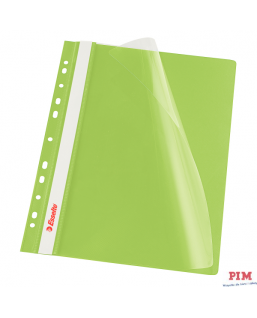 Skoroszyt wpinany ESSELTE zielony 13587 10szt. w folii