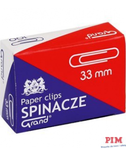 Spinacz R-33 mm GRAND 10op x 100sztuk 110-1382
