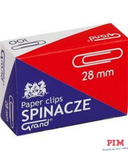 Spinacz R-28 mm GRAND 10op x 100sztuk 110-1381