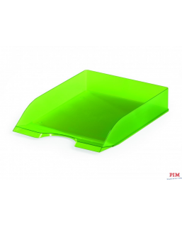 Półka na dokumenty DURABLE BASIC A4 jasnozielona przezroczysta 1701673017
