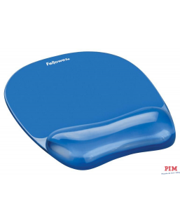 Podkładka Crystal pod mysz i nadgarstek niebieska FELLOWES 91141