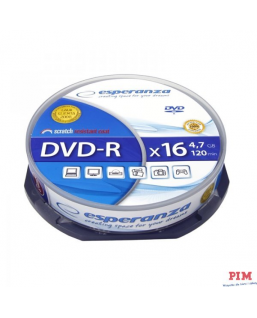 DVD-R ESPERANZA.4 7GB X16 CAKE BOX 10szt 1111