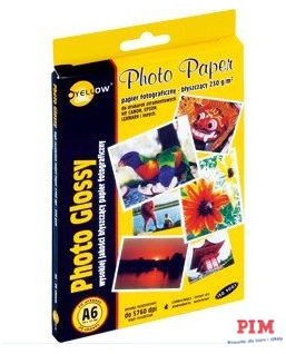 Papier foto YELLOW ONE A6 230g A20 błyszczący (6G230) 150-1182