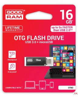 Pamięć USB GOODRAM 16GB OTN3 czarny USB 3.0 OTN3-0160K0R11