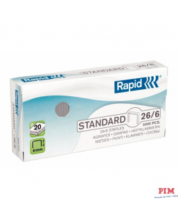 Zszywki RAPID Standard 26/6 5M 24861800