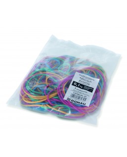 Gumki recepturki DONAU, 100g, mix kolorów
