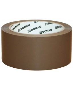 Taśma pakowa DONAU Hot-Melt , 48mm, 66m, 50mikr., brązowa