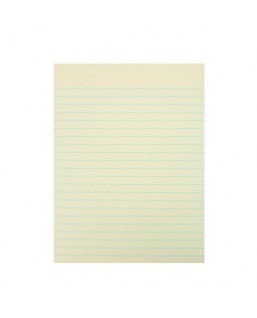 Bloczek samoprzylepny DONAU, 150x203mm, w linię, 1x50 kart., 75gsm, żółty