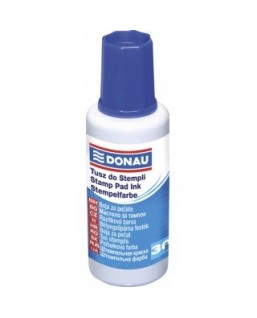 Tusz do pieczątek DONAU, 30ml, niebieski