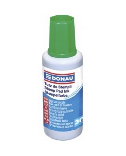 Tusz do pieczątek DONAU, 30ml, zielony