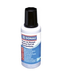 Tusz do pieczątek DONAU, 30ml, czarny