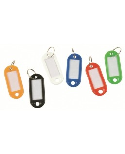 Zawieszki na klucze Q-CONNECT, 58x20mm, 240szt., mix kolor¢w