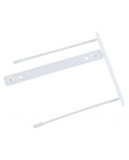 Klipsy archiwizacyjne Q-CONNECT Z-Clip, grubo pliku max. 7cm, biay