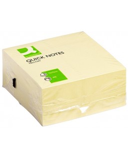 Kostka samoprzylepna Q-CONNECT, 76x76mm, 400 kart., ¾¢ty
