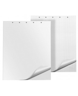 Blok do flipchart¢w Q-CONNECT, gadki, 65x100cm, 50 kart., biay