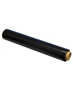 Folia stretch Q-CONNECT, 1,5kg, 23mikr., czarna