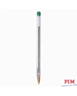 Długopis BIC CRISTAL zielony 1mm 875976