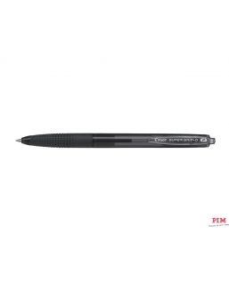 Długopis olejowy automatyczny PILOT SUPER GRIP czarny BPGG-8R-F-BB